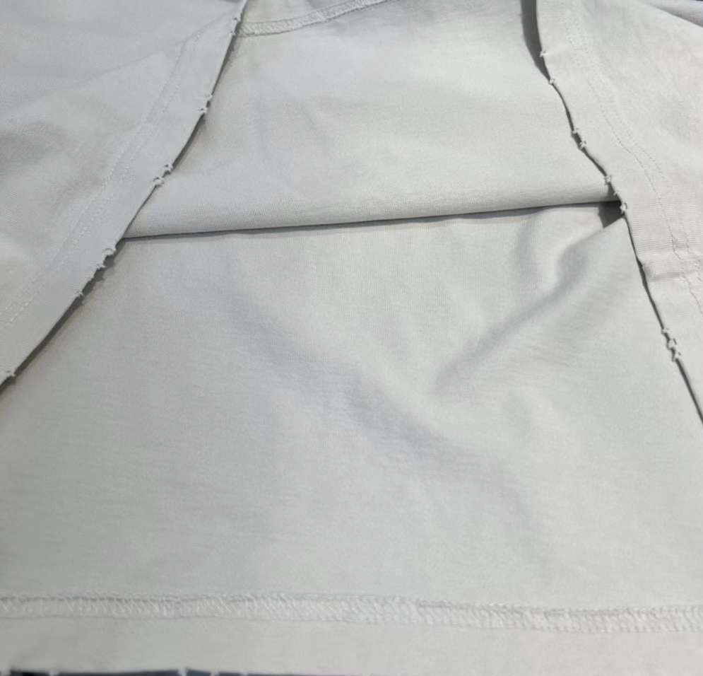 BALENCIAGA White Logo Printed Crewneck T-shirt