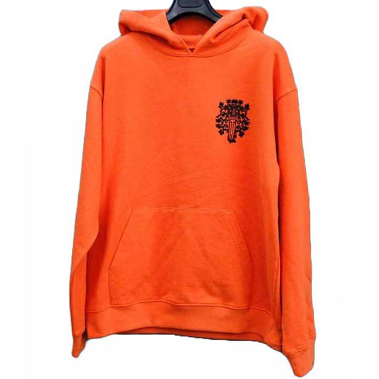 CHROME HEARTS Vine Dagger Hoodie Orange/Black