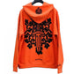 CHROME HEARTS Vine Dagger Hoodie Orange/Black