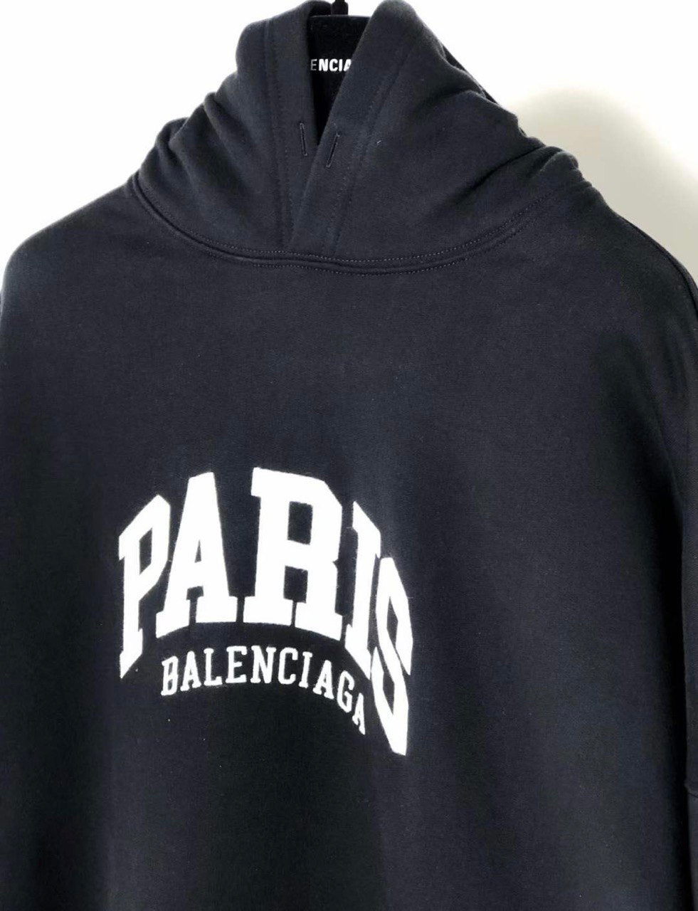 BALENCIAGA Cities Paris Cotton Jersey Hoodie