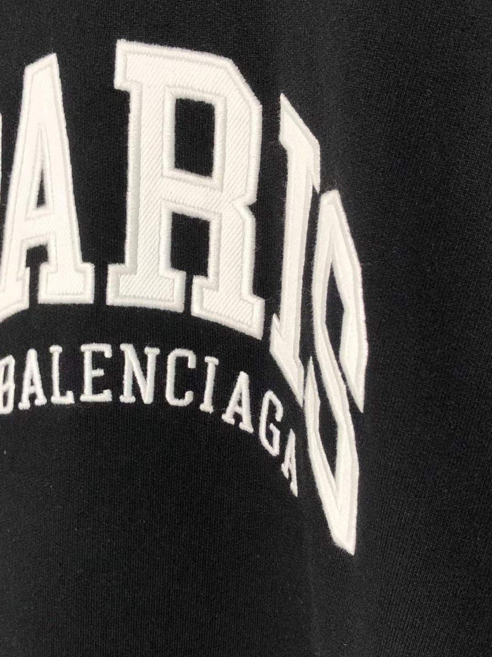 BALENCIAGA Cities Paris Cotton Jersey Hoodie