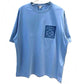 LOEWE Anagram Fake Pocket T-Shirt in Riviera Blue